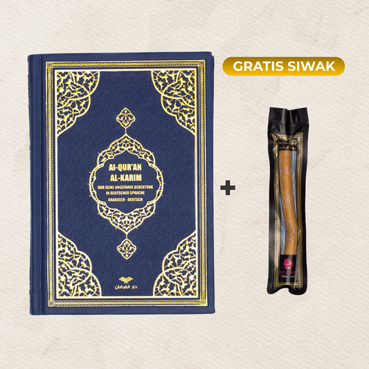 Kuran Deutsch Arabisch + Siwak🎁