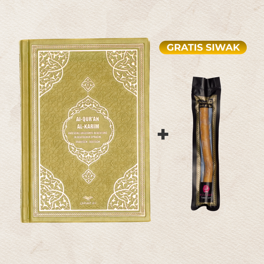 Kuran Deutsch Arabisch + Siwak🎁