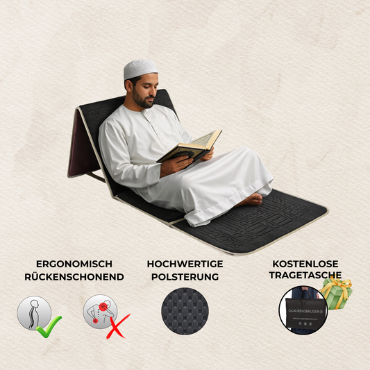 Gebetsteppich mit Rückenlehne