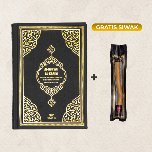 Kuran Deutsch Arabisch + Siwak🎁