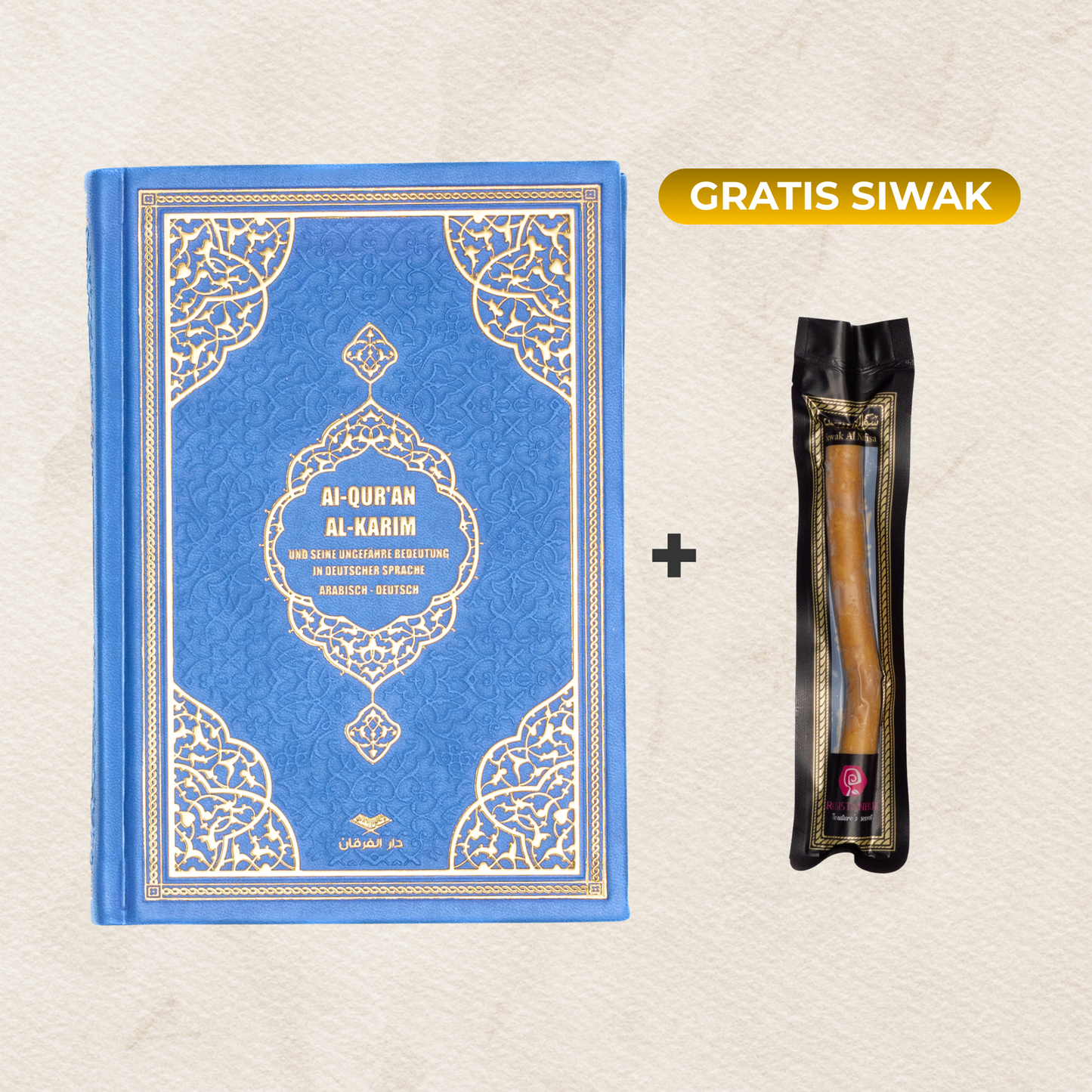 Kuran Deutsch Arabisch + Siwak🎁