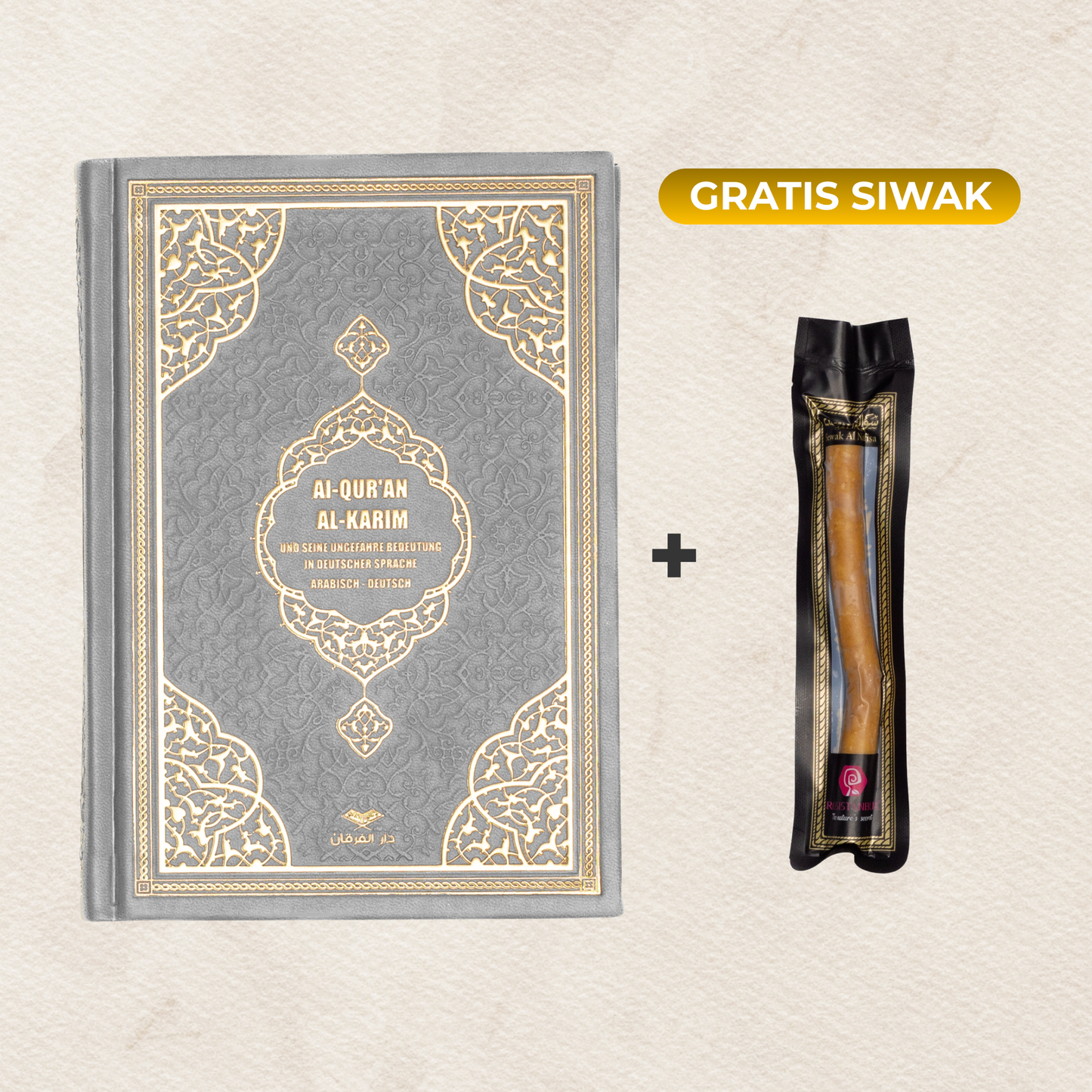Kuran Deutsch Arabisch + Siwak🎁