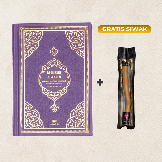 Kuran Deutsch Arabisch + Siwak🎁