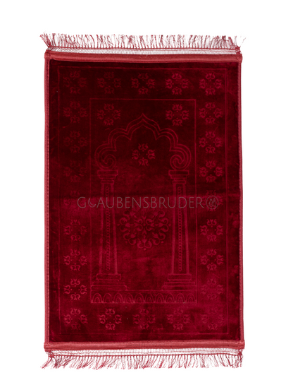 Velvet prayer rug