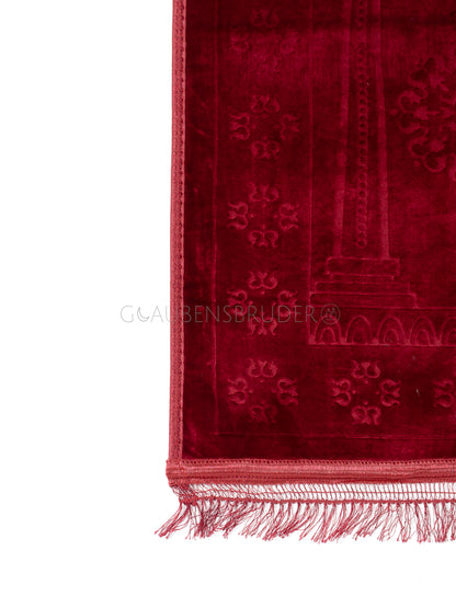 Velvet prayer rug